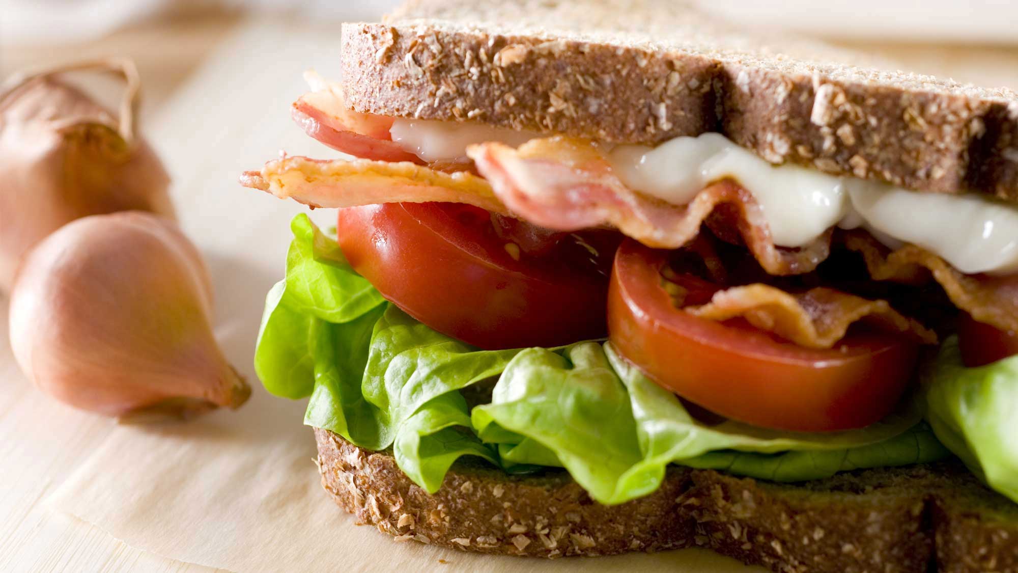 Sandwich with mayonnaise