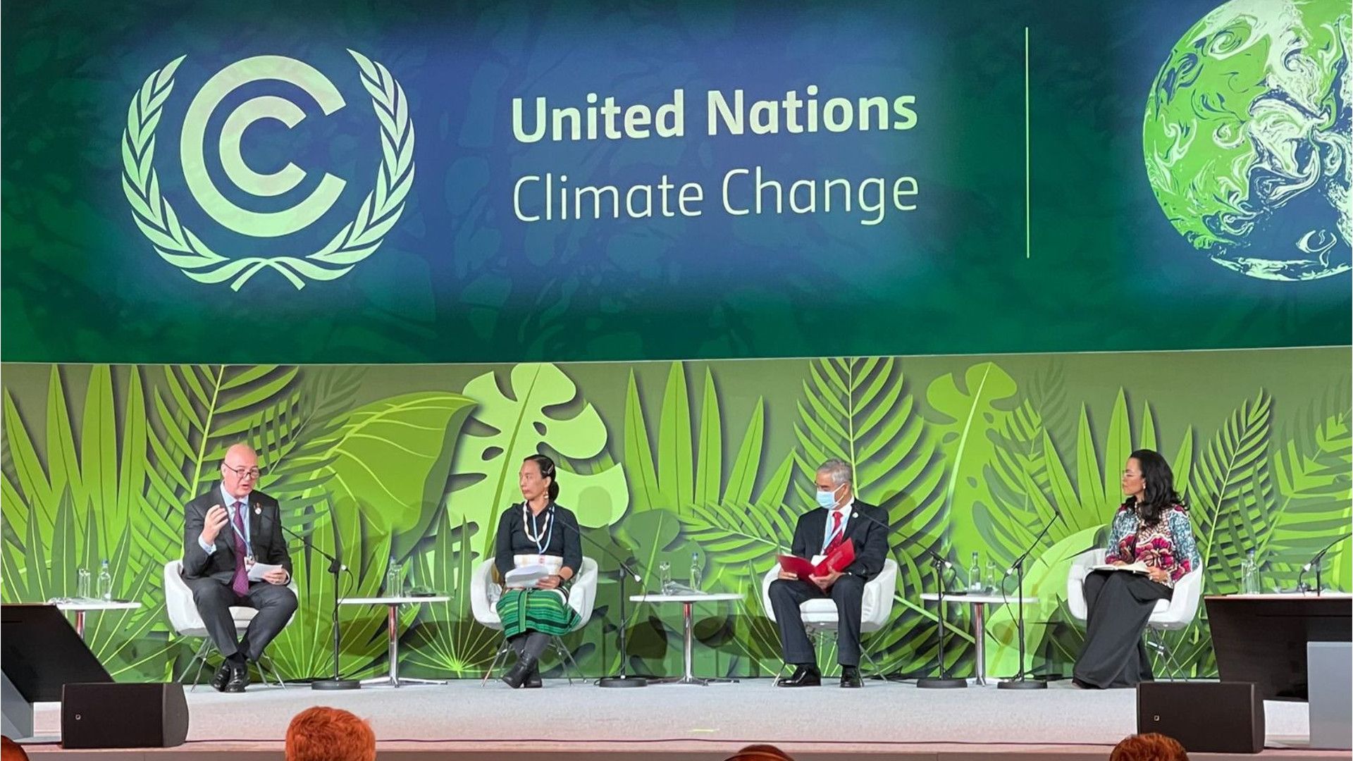 Alan Jope speaking at COP26 about the need to accelerate climate solutions