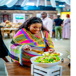 Lady wearing TshiVenda attire