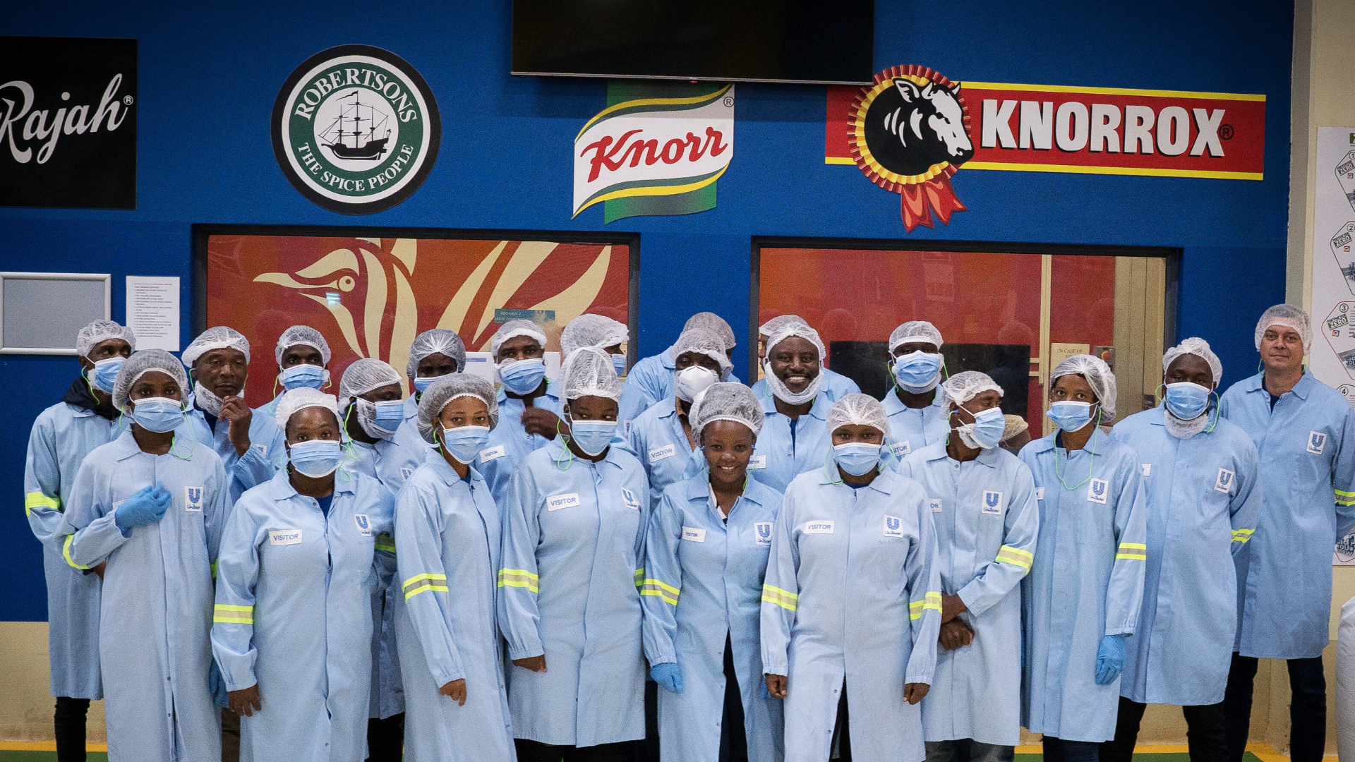 Jozini Smallholders Farmers at Unilever Indonsa Nutrition Factory.