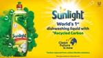 World's 1st Dishwashing Liquid with *Recycled Carbon