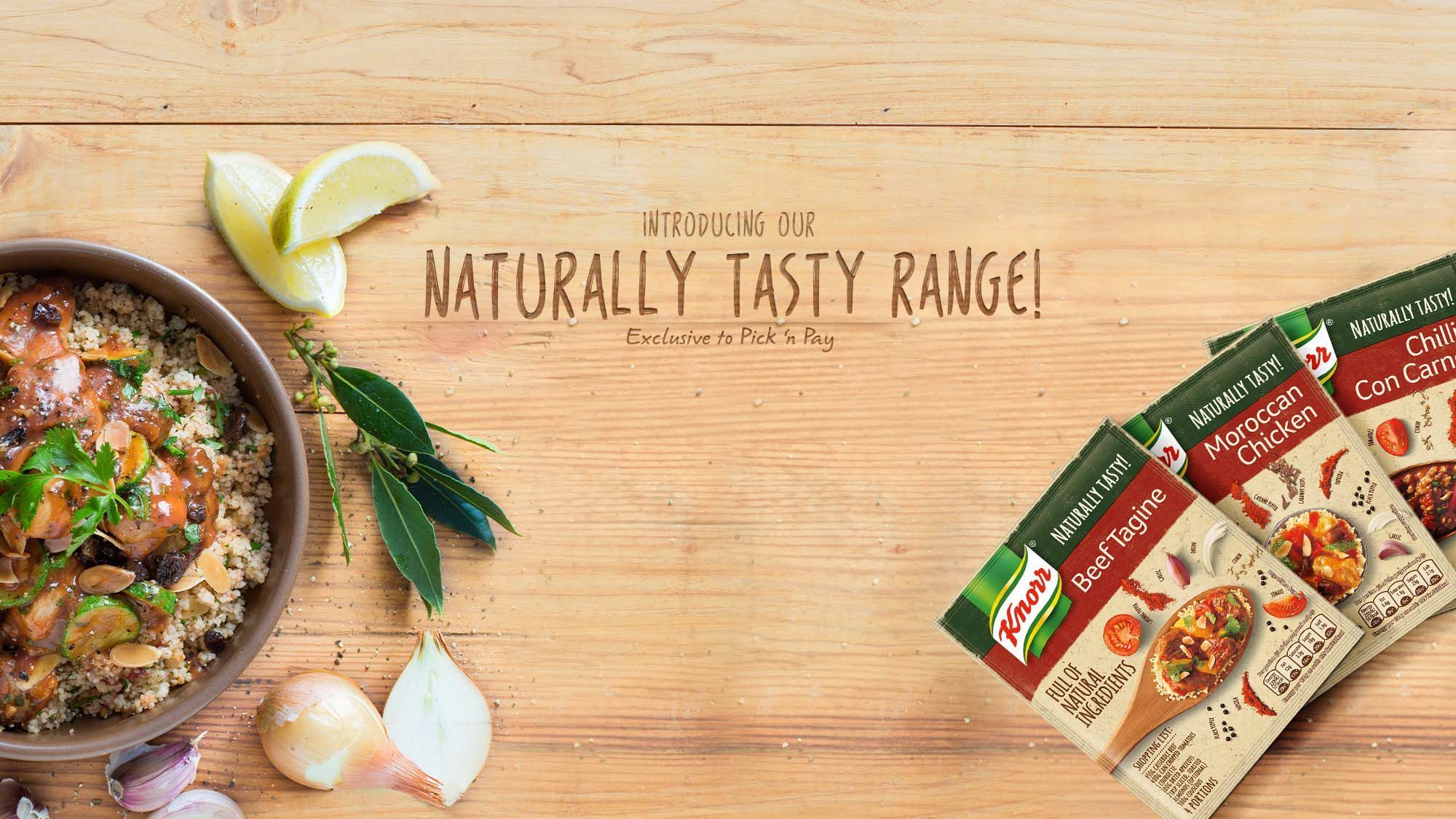 Knorr Naturally Tasty Range