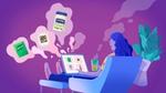 Illustration of Working From Home